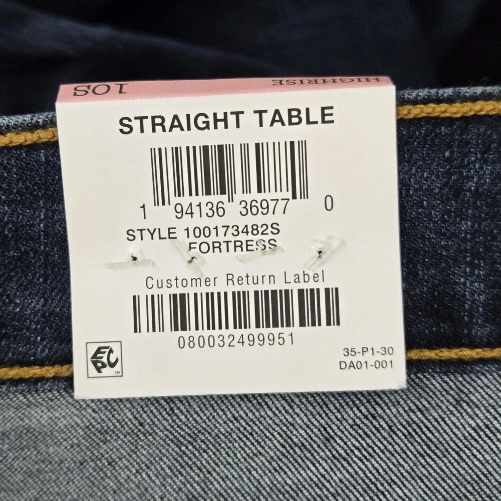 Style & Co Women Jeans 10S Blue Denim Straight Leg NWT - Picture 5 of 13